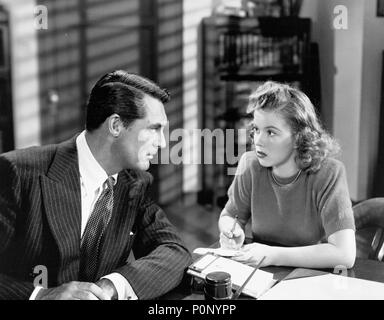 Original Film Title: THE BACHELOR AND THE BOBBY-SOXER.  English Title: THE BACHELOR AND THE BOBBY-SOXER.  Film Director: IRVING REIS.  Year: 1947.  Stars: CARY GRANT; SHIRLEY TEMPLE. Credit: RKO / Album Stock Photo