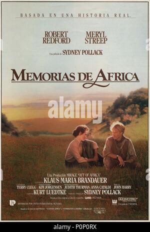 Original Film Title: OUT OF AFRICA.  English Title: OUT OF AFRICA.  Film Director: SYDNEY POLLACK.  Year: 1985. Credit: UNIVERSAL PICTURES / Album Stock Photo