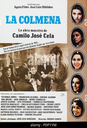 Original Film Title: COLMENA, LA.  English Title: THE BEEHIVE.  Film Director: MARIO CAMUS.  Year: 1982. Credit: AGATA FILMS / Album Stock Photo