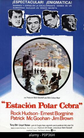 16mm Film - Ice Station Zebra 1968 Scope M-G-M Stars: Rock Hudson
