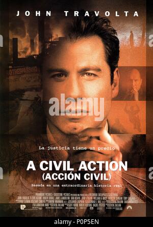 Original Film Title: A CIVIL ACTION.  English Title: A CIVIL ACTION.  Film Director: STEVEN ZAILLIAN.  Year: 1998. Credit: PARAMOUNT PICTURES / Album Stock Photo