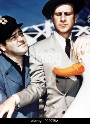 Stars: BUD ABBOTT; LOU COSTELLO. Stock Photo