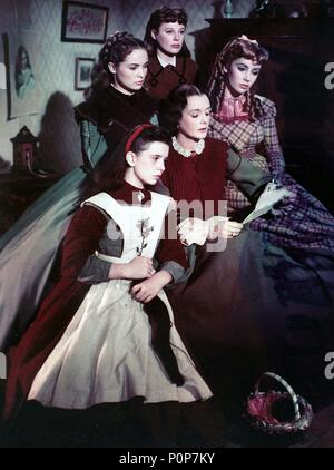 Original Film Title: LITTLE WOMEN.  English Title: LITTLE WOMEN.  Film Director: MERVYN LEROY.  Year: 1949.  Stars: ELIZABETH TAYLOR; JUNE ALLYSON; MARGARET O'BRIEN. Credit: M.G.M / Album Stock Photo