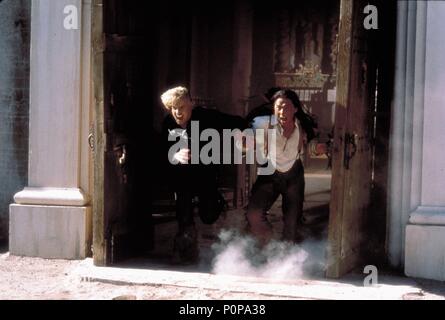 Original Film Title: SHANGHAI NOON.  English Title: SHANGHAI NOON.  Film Director: TOM DEY.  Year: 2000.  Stars: OWEN WILSON; JACKIE CHAN. Credit: TOUCHSTONE PICTURES / Album Stock Photo