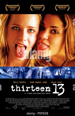 Original Film Title: THIRTEEN.  English Title: THIRTEEN.  Film Director: CATHERINE HARDWICKE.  Year: 2003. Credit: 20TH CENTURY FOX / Album Stock Photo