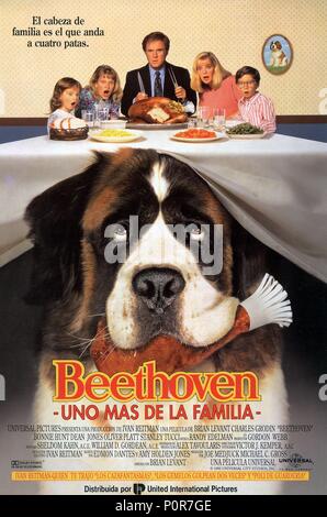 Original Film Title: BEETHOVEN.  English Title: BEETHOVEN.  Film Director: BRIAN LEVANT.  Year: 1992. Credit: UNIVERSAL PICTURES / Album Stock Photo