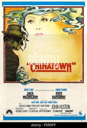 Original Film Title: CHINATOWN.  English Title: CHINATOWN.  Film Director: ROMAN POLANSKI.  Year: 1974. Credit: PARAMOUNT PICTURES / Album Stock Photo