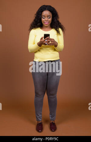 Portrait Of Beautiful Young African Woman Stock Photo