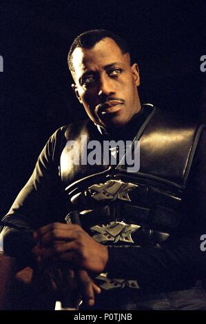 Original Film Title: BLADE II.  English Title: BLADE II.  Film Director: GUILLERMO DEL TORO.  Year: 2002.  Stars: WESLEY SNIPES. Credit: AMEN RA FILMS/JUSTIN PICTURES/NEW LINE CINEMA / TALAMON, BRUCE / Album Stock Photo