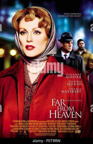 Original Film Title: FAR FROM HEAVEN.  English Title: FAR FROM HEAVEN.  Film Director: TODD HAYNES.  Year: 2002. Credit: CLEAR BLUE SKY/JOHN WELLS/KILLER FILMS/ESTION EIGHT/VULCAN / Album Stock Photo