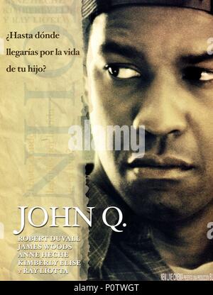 Original Film Title: JOHN Q.  English Title: JOHN Q.  Film Director: NICK CASSAVETES.  Year: 2002. Credit: BURG/KOULES PRODUCTIONS, EVOLUTION ENTERTAINMENT / Album Stock Photo