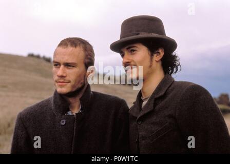 Original Film Title: NED KELLY.  English Title: NED KELLY.  Film Director: GREGOR JORDAN.  Year: 2003.  Stars: HEATH LEDGER; ORLANDO BLOOM. Credit: FOCUS FEATURES / JOHNS, CAROLYN / Album Stock Photo