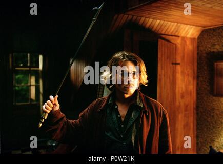 Original Film Title: SECRET WINDOW.  English Title: SECRET WINDOW.  Film Director: DAVID KOEPP.  Year: 2004.  Stars: JOHNNY DEPP. Credit: COLUMBIA PICTURES / WENK, JONATHAN / Album Stock Photo