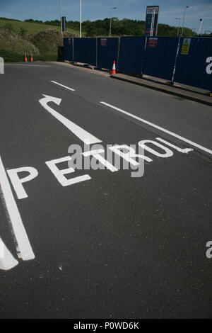 Tesco site at Undergate Rd, Dinnington, Sheffield S25 2PF Stock Photo