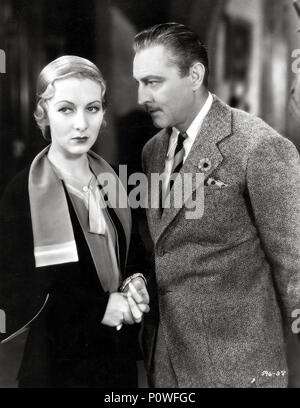 JOHN BARRYMORE, KAREN MORLEY, ARSENE LUPIN, 1932 Stock Photo - Alamy