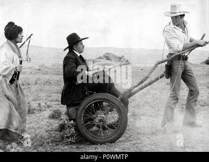 Original Film Title: BIANCO, IL GIALLO, IL NERO, IL.  English Title: SHOOT FIRST... ASK QUESTIONS LATER.  Film Director: SERGIO CORBUCCI.  Year: 1975.  Stars: TOMAS MILIAN; ELI WALLACH; GIULIANO GEMMA. Stock Photo