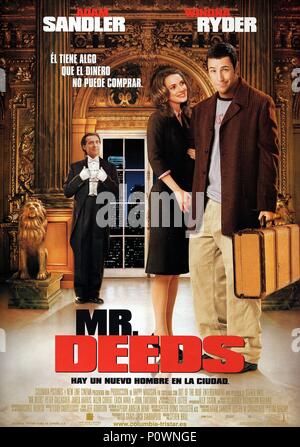 Original Film Title: MR. DEEDS.  English Title: MR. DEEDS.  Film Director: STEVEN BRILL.  Year: 2002. Credit: COLUMBIA PICTURES / Album Stock Photo