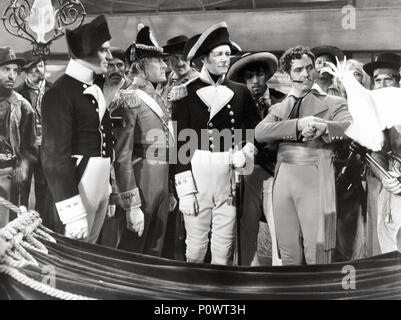 Original Film Title: THE BUCCANEER.  English Title: THE BUCCANEER.  Film Director: CECIL B DEMILLE.  Year: 1938.  Stars: FREDRIC MARCH. Credit: PARAMOUNT PICTURES / Album Stock Photo