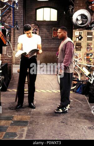 Original Film Title: DOUBLE RUSH-TV.  English Title: DOUBLE RUSH-TV.  Year: 1995.  Stars: ADAM GOLDBERG; D. L. HUGHLEY. Stock Photo