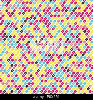 Seamless vector with random colorful beads. Abstract texture. Bright colors. For wallpaper, webpage background, surface textures. Pattern fills. For d Stock Vector