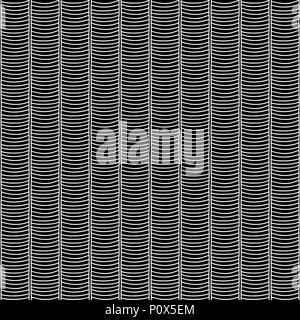 Monochrome African Ornamental Pattern. Stylized Seamless texture with waves. Plain African Pattern for decoration. Plain backdrop for decoration, wall Stock Vector