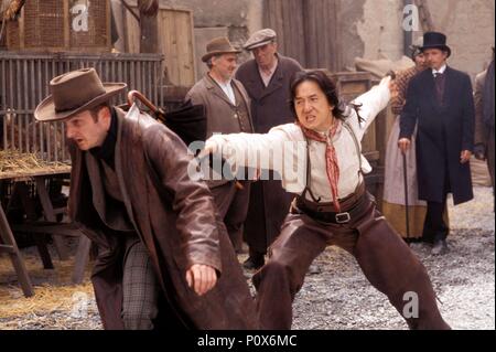 Original Film Title: SHANGHAI KNIGHTS.  English Title: SHANGHAI KNIGHTS.  Film Director: DAVID DOBKIN.  Year: 2003.  Stars: JACKIE CHAN. Credit: TOUCHSTONE PICTURES / Album Stock Photo