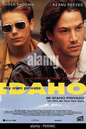 MY OWN PRIVATE IDAHO poster for 1991 New Line film with River Phoenix ...