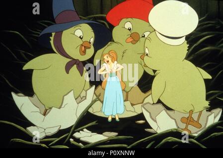 Original Film Title: THUMBELINA.  English Title: THUMBELINA.  Film Director: DON BLUTH; GARY GOLDMAN.  Year: 1994. Credit: WALT DISNEY PRODUCTIONS / Album Stock Photo