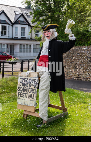 East Budleigh Scarecrow Festival Stock Photo