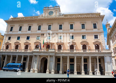 Rome, Italy, Palazzo Wedekind,at Piazza Colonna, Editorial only. Stock Photo