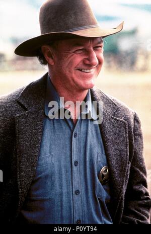 Original Film Title: UNFORGIVEN.  English Title: UNFORGIVEN.  Film Director: CLINT EASTWOOD.  Year: 1992.  Stars: GENE HACKMAN. Credit: WARNER BROTHERS / Album Stock Photo