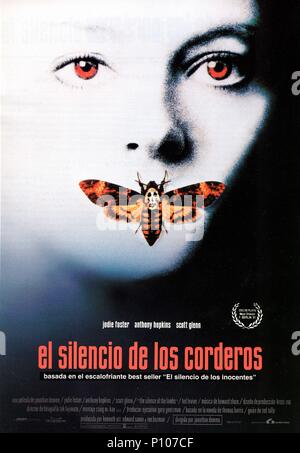 Original Film Title: THE SILENCE OF THE LAMBS.  English Title: THE SILENCE OF THE LAMBS.  Film Director: JONATHAN DEMME.  Year: 1991. Credit: ORION PICTURES / Album Stock Photo