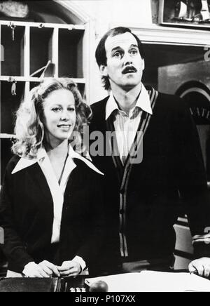 Original Film Title: FAWLTY TOWERS-TV.  English Title: FAWLTY TOWERS.  Year: 1975.  Stars: JOHN CLEESE; CONNIE BOOTH. Credit: BBC / Album Stock Photo