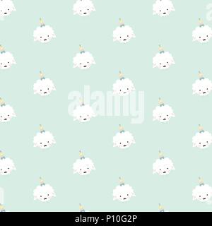 Vector sheep pattern. Stock Vector