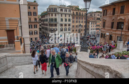 Piazza di Spagna, Rome, Italy Stock Photo