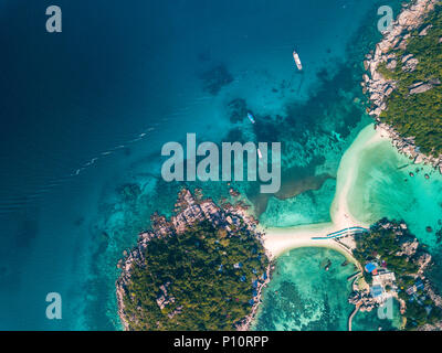 Koh NangYuan Island off of Koh Tao, Thailand Stock Photo