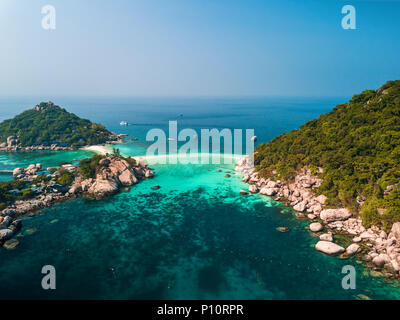 Koh NangYuan Island off of Koh Tao, Thailand Stock Photo