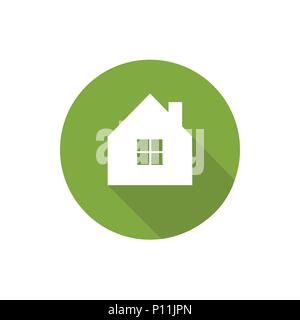 Green house icon, clipart Stock Vector