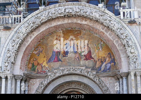 St Mark's Basilica, St Mark's Square (Piazza San Marco), Venice, Italy Stock Photo