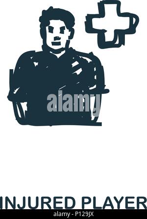 illustration of soccer player monochrome vector outline - black over ...