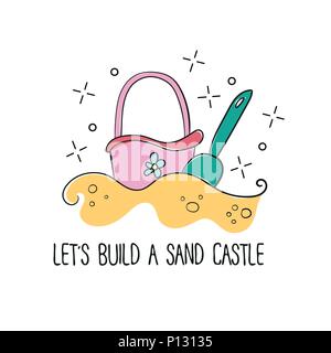 Palette with paint brush hand drawn outline doodle. Vector sketch for t-shirt Stock Vector
