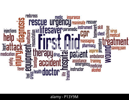 First Responder Word Cloud Concept On Stock Illustration