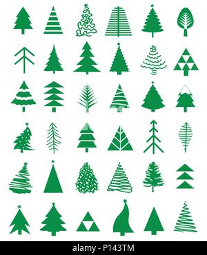 Christmas tree icon Stock Vector Image & Art - Alamy