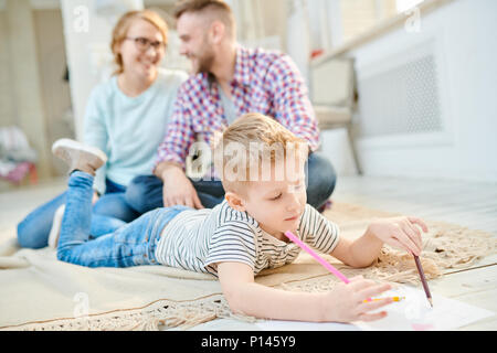 Enjoying Weekend with Family Members Stock Photo