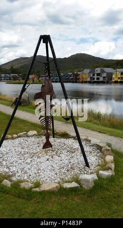 Great things to see at Lake Crackenback, NSW Stock Photo