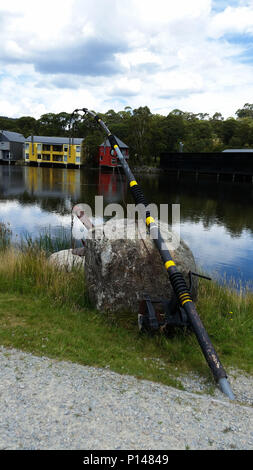 Great things to see at Lake Crackenback, NSW Stock Photo