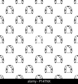 Shirt goalkeeper icon, simple black style Stock Vector