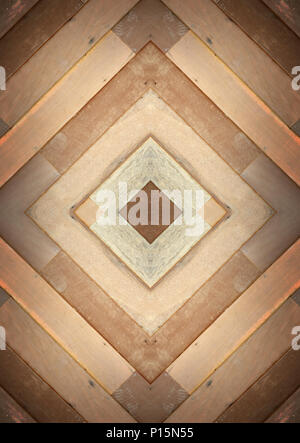 Beautiful old wood floors. For background. Stock Photo