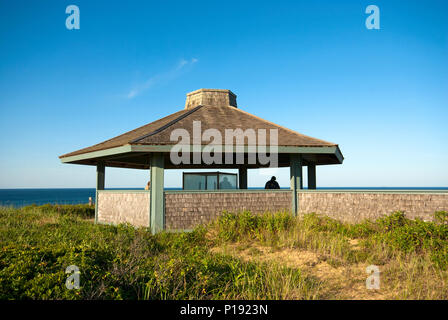 Marconi Transatlantic Wireless Telegraph Station, Wellfleet, Barnstable County, Cape Cod National Seashore, Massachusetts, USA Stock Photo