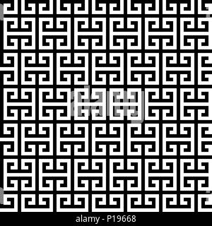 Greek key. Typical egyptian, assyrian and greek motives. Stock Vector